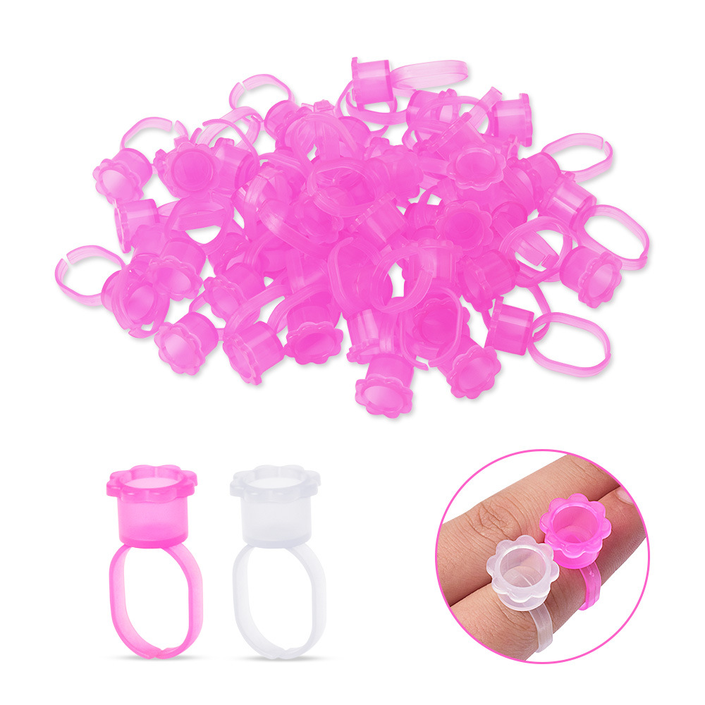 Disposable Pigment Ink Holder Cup Rings with Lid