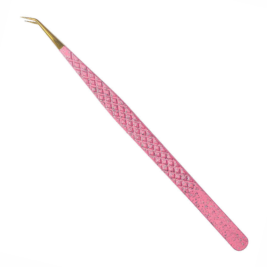 High Quality Plus Long Tweezers for Volume Lashes - Galash