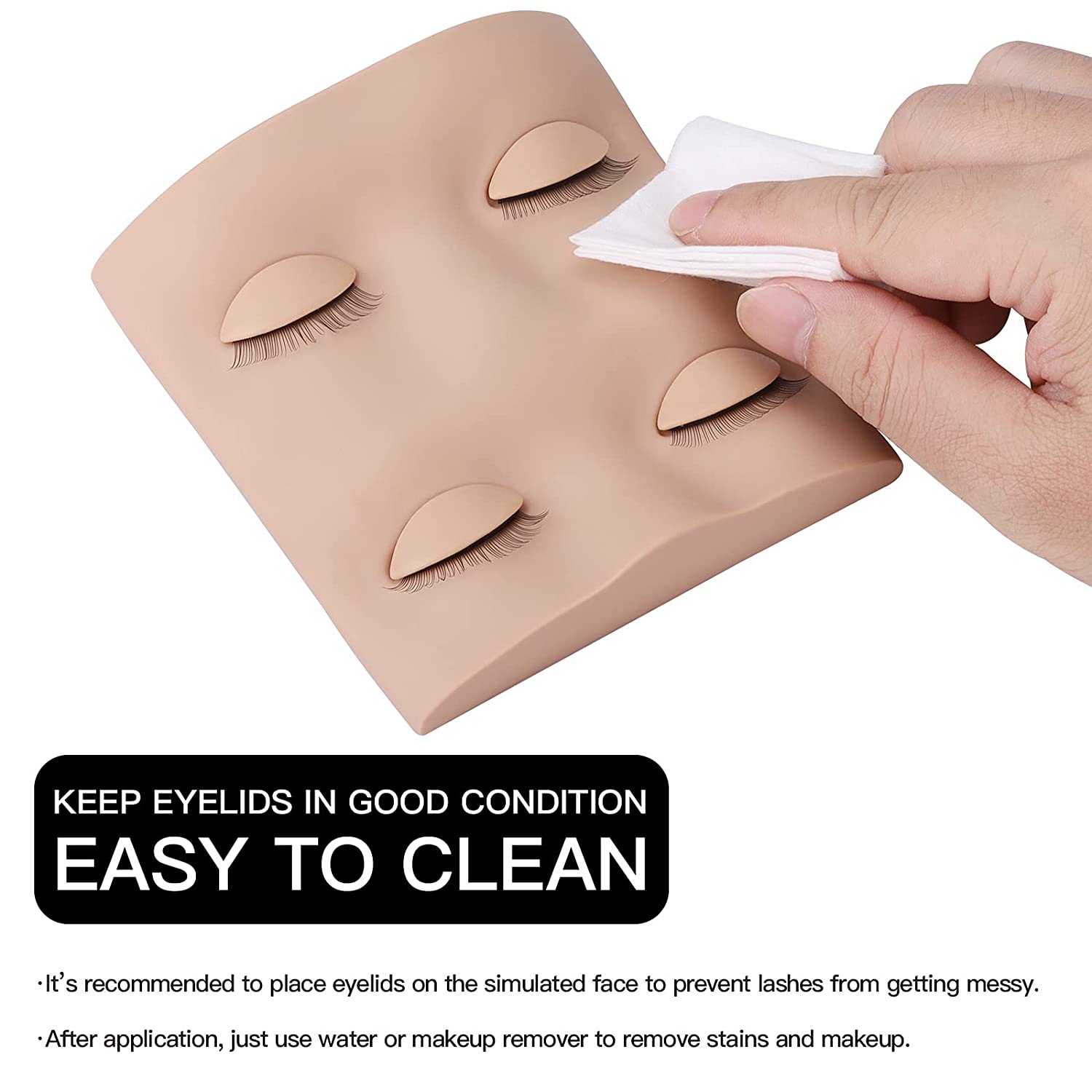 Realistic Mannequin Head with Removable eyes/eyelids – Lash Philosophy Pro  Supplies